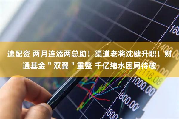 速配资 两月连添两总助！渠道老将沈健升职！财通基金＂双翼＂重整 千亿缩水困局待破
